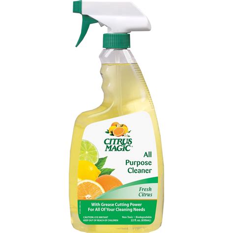 Safely Clean Any Surface with Citrus Magic All Purpose Cleaner